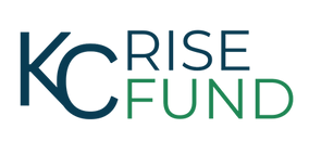 KC Rise Fund logo featuring blue and green colors