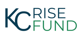 KC Rise Fund logo featuring blue and green colors